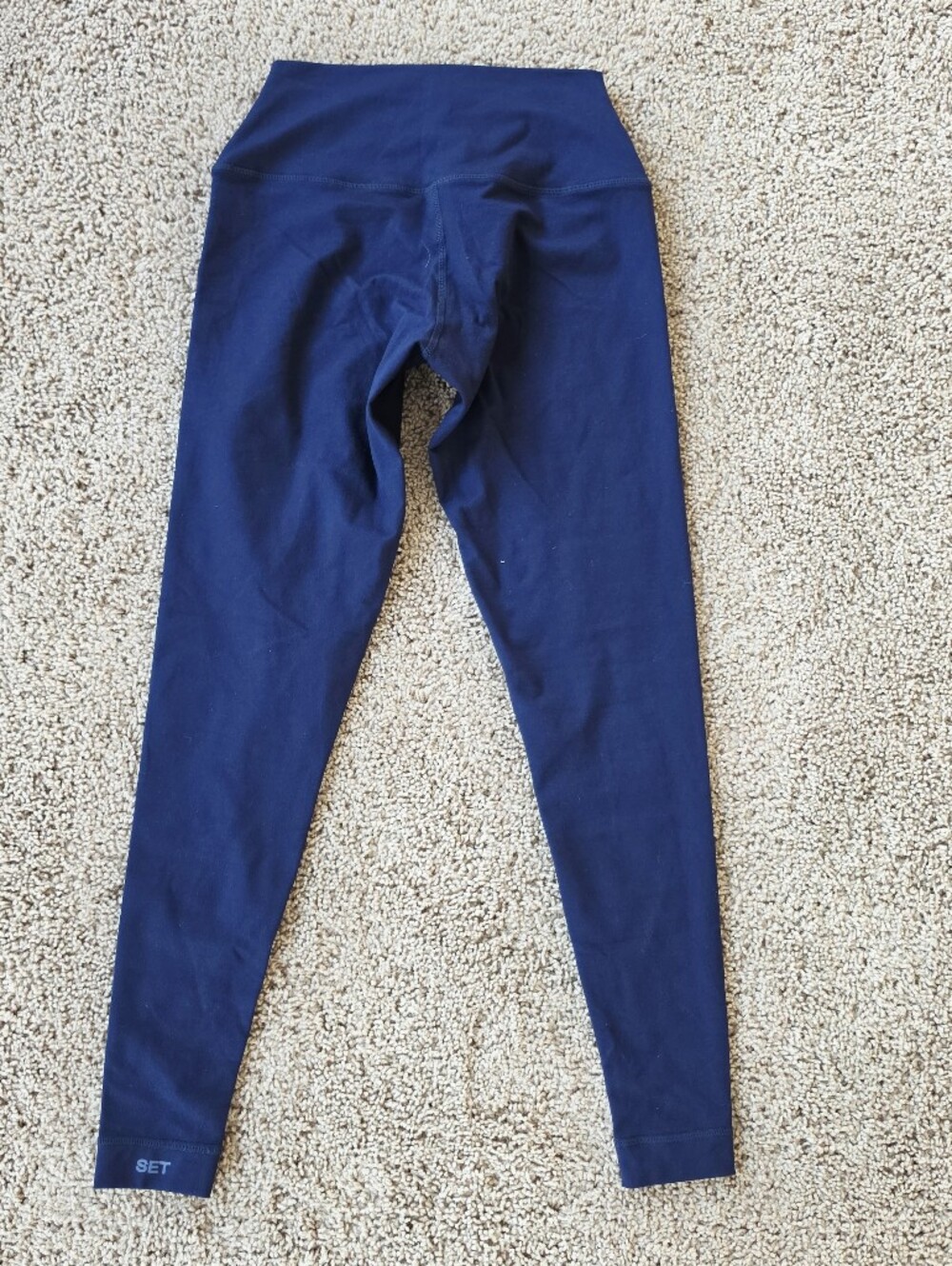 SET Active Navy Blue Leggings Small